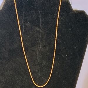 10k Gold Rope Chain 9 Inches
